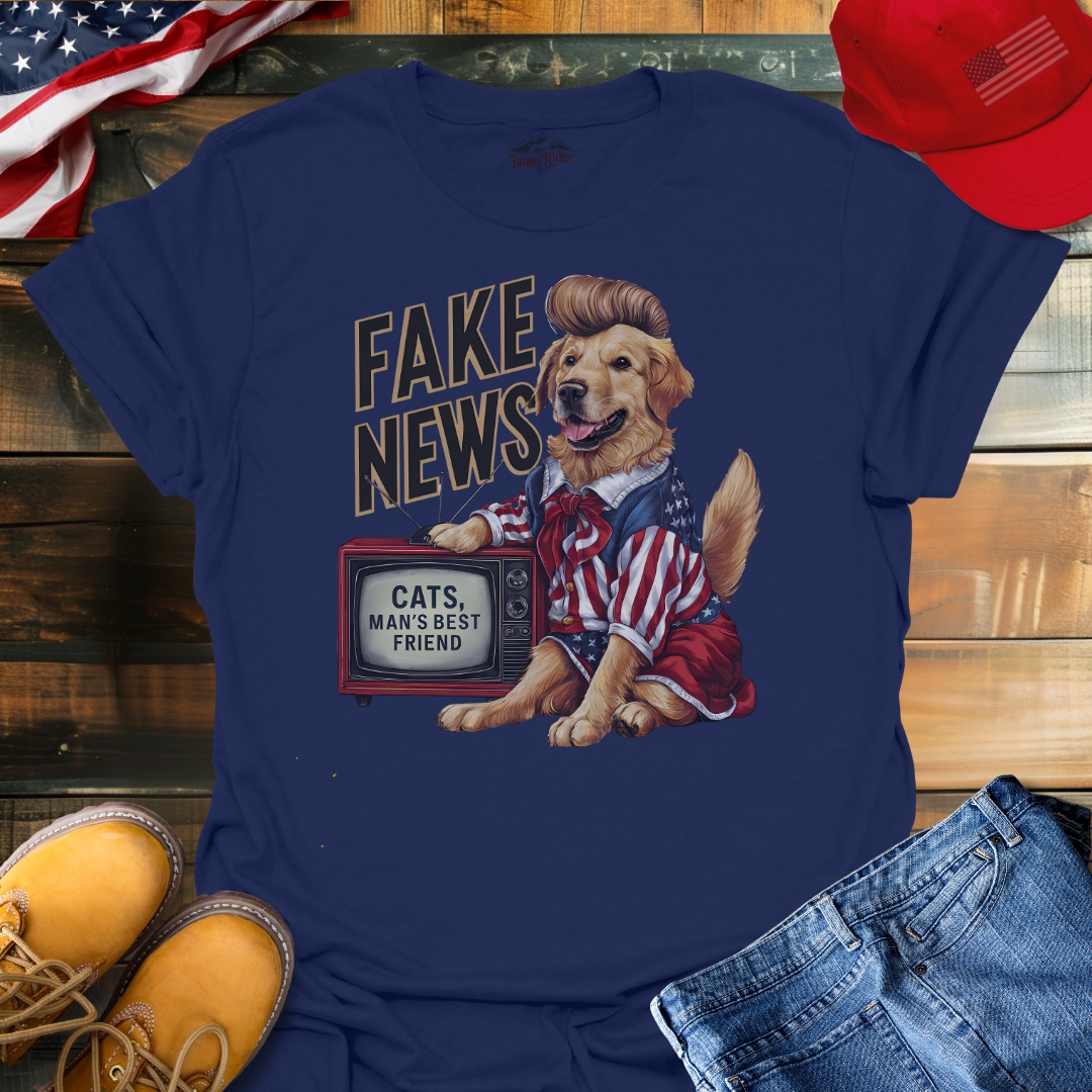 Fake News Cats Man's Best Friend | Unisex T-shirt