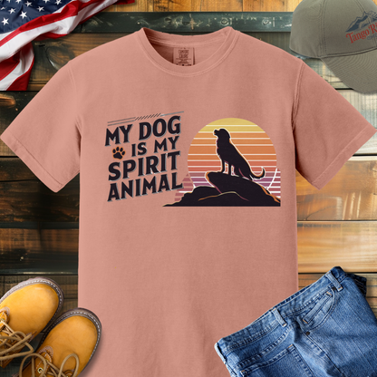 My Dog is My Spirit Animal Unisex Heavyweight T-shirt