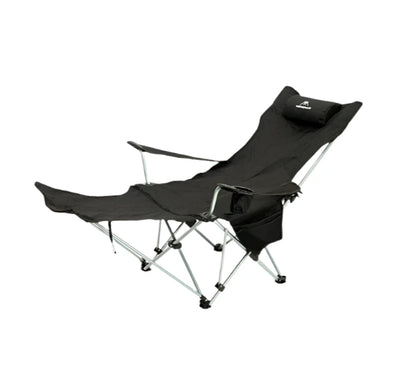 Adjustable Folding Outdoor Lounge Chair – Lightweight Portable Recliner with Four Positions for Camping and Fishing 5