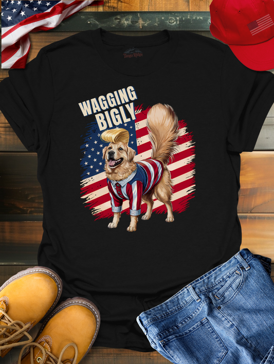 Wagging Bigly Unisex T-shirt | Unisex T-shirt