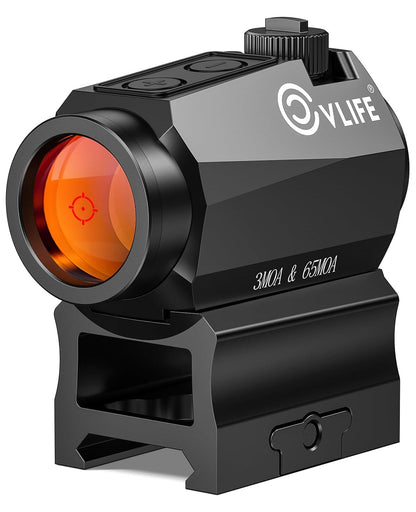 Motion Awake Multiple Reticle Red Dot Sight with 3 MOA Dot and 65 MOA Circle – Waterproof, Fogproof, Impact Resistant, 50,000 Hour Battery Life 0