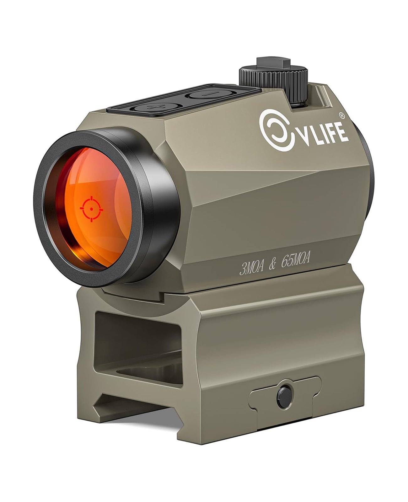 Motion Awake Multiple Reticle Red Dot Sight with 3 MOA Dot and 65 MOA Circle – Waterproof, Fogproof, Impact Resistant, 50,000 Hour Battery Life 8