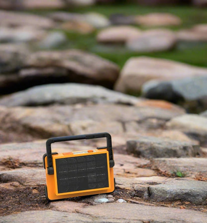 Rechargeable Solar Flood Light – 144 LEDs Waterproof Outdoor LED Flood Lights with Adjustable Handle and 4 Light Modes 5