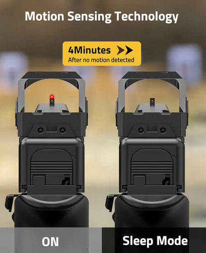 Red/Green Dot Sight with Motion Awake Technology – Shockproof, Waterproof, 2 MOA Reticle for Handguns 2