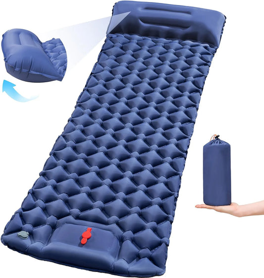 Self-Inflating Air Mattress for Camping – Ultra-Thick, Anti-Leak Design, Compact and Portable, 75 x 25 x 3 Inches, Green 0