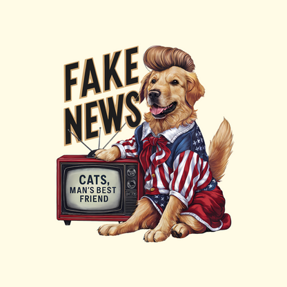 Fake News Cats Man's Best Friend | Unisex T-shirt