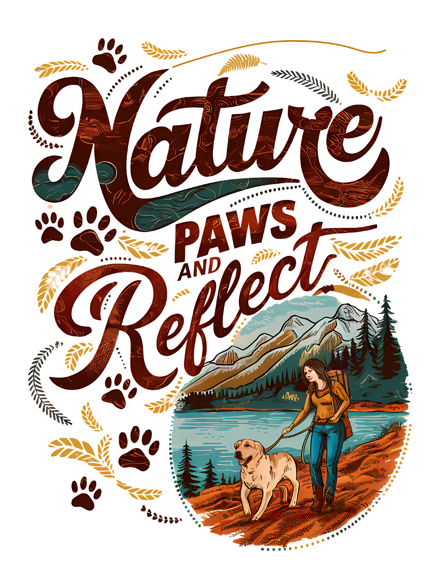 Nature Paws and Reflect T-shirt