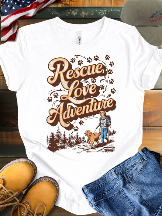 Rescue Love Adventure T-shirt | V2