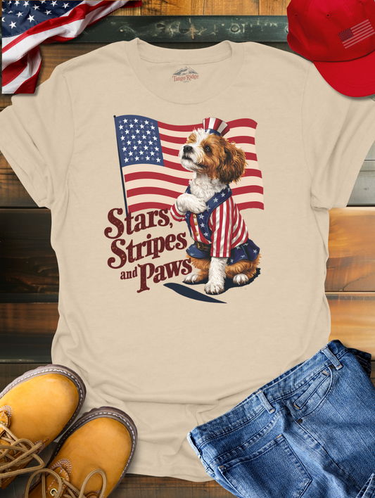 Stars Stripes and Paws | Unisex T-shirt