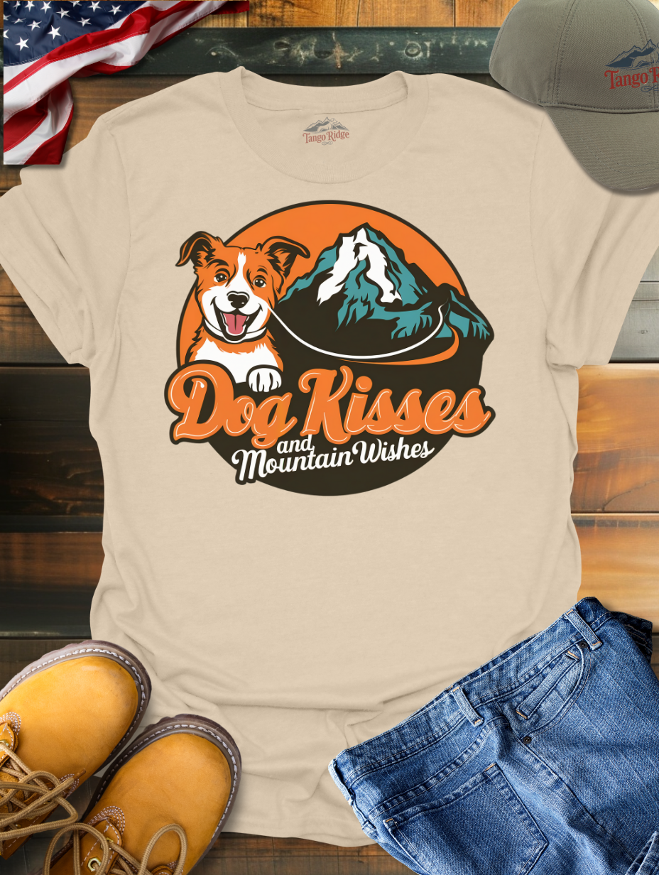 Dog Kisses and Mountain Wishes | Unisex T-shirt