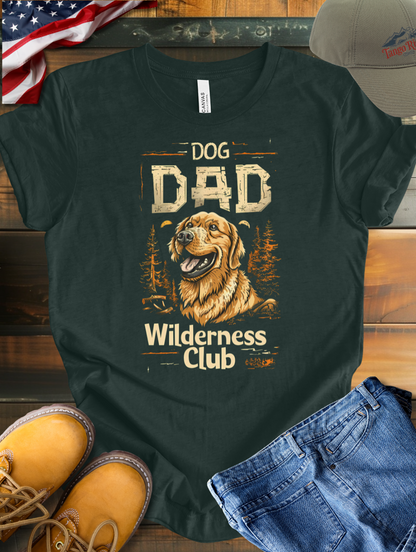 Dog Dad Wilderness Club T-shirt