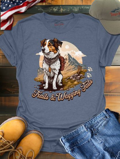 Trails and Wagging Tails | Unisex T-shirt