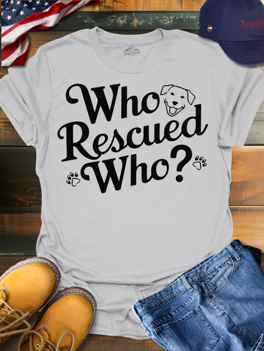 Who Rescued Who? | Unisex T-shirt