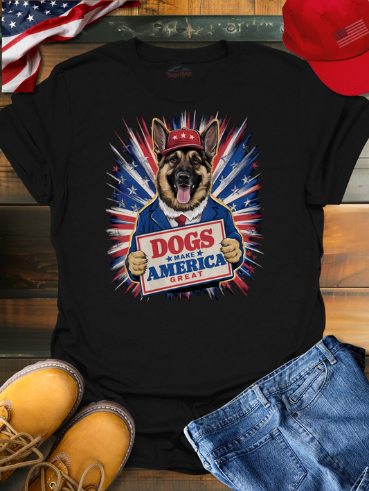 Dogs Make America Great | Unisex T-shirt