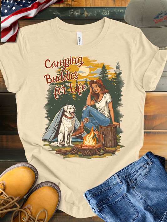 Camping Buddies for Life T-shirt