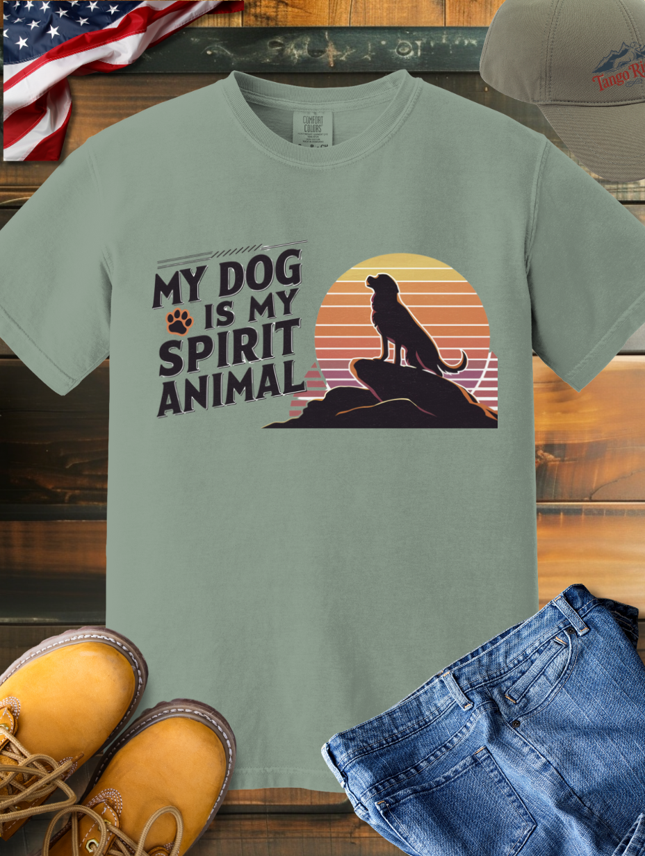 My Dog is My Spirit Animal Unisex Heavyweight T-shirt