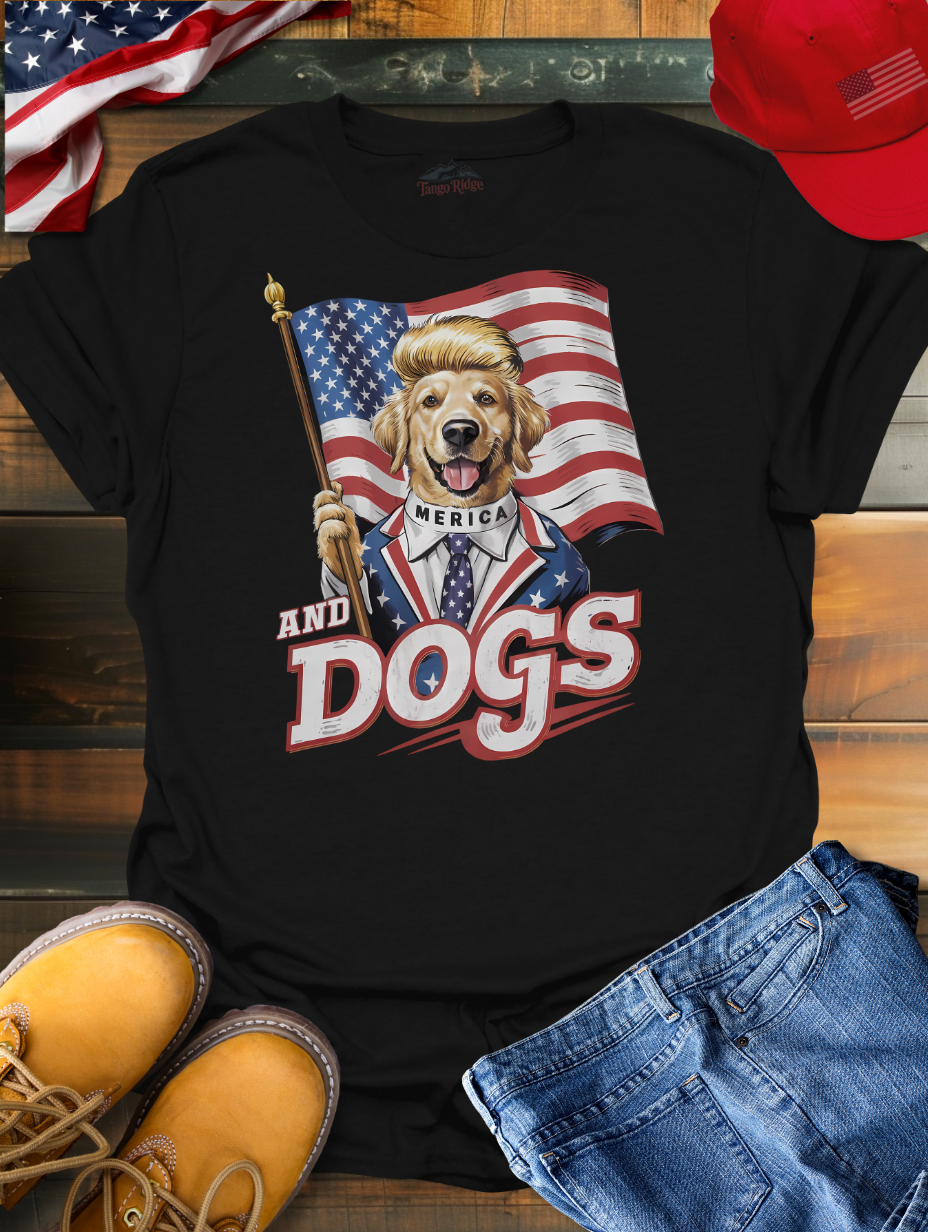 Merica and Dogs | Unisex T-Shirt