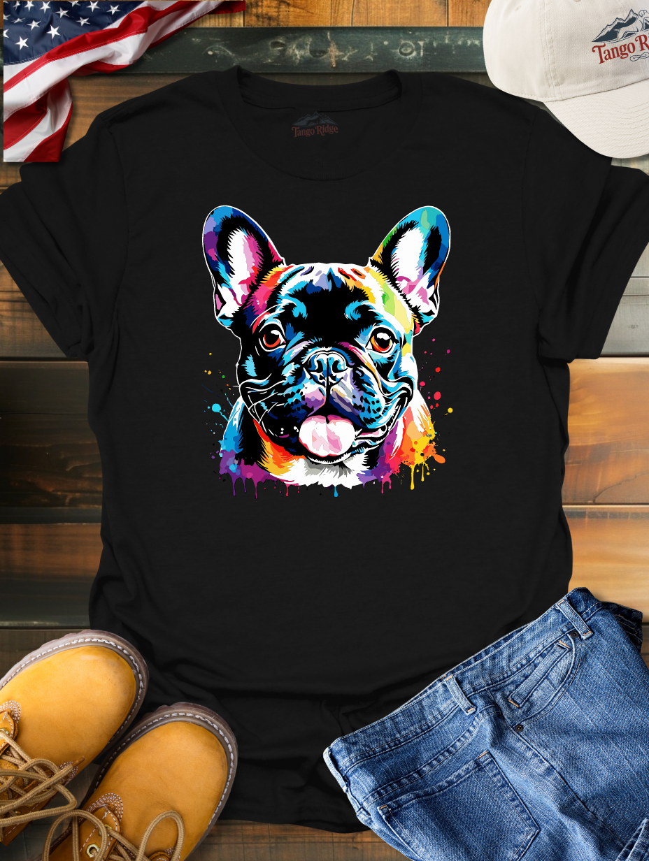 Fabulous Frenchie | French Bulldog Watercolor Print Unisex T-shirt