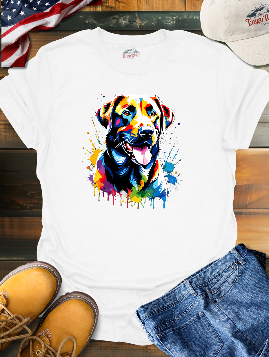 Labrador Vibes | Labrador Retriever Watercolor Print Unisex T-shirt