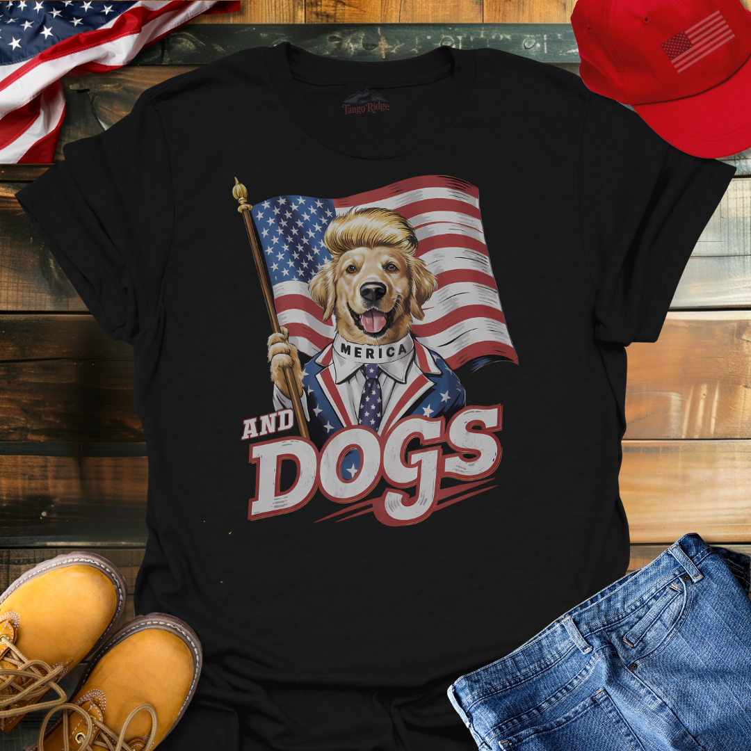 Merica and Dogs | Unisex T-Shirt