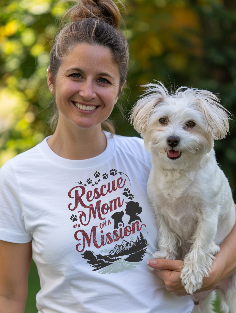 Rescue Mom on a Mission T-shirt