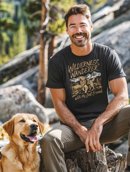 Wilderness Wanderer with My Best Friend | Unisex T-shirt